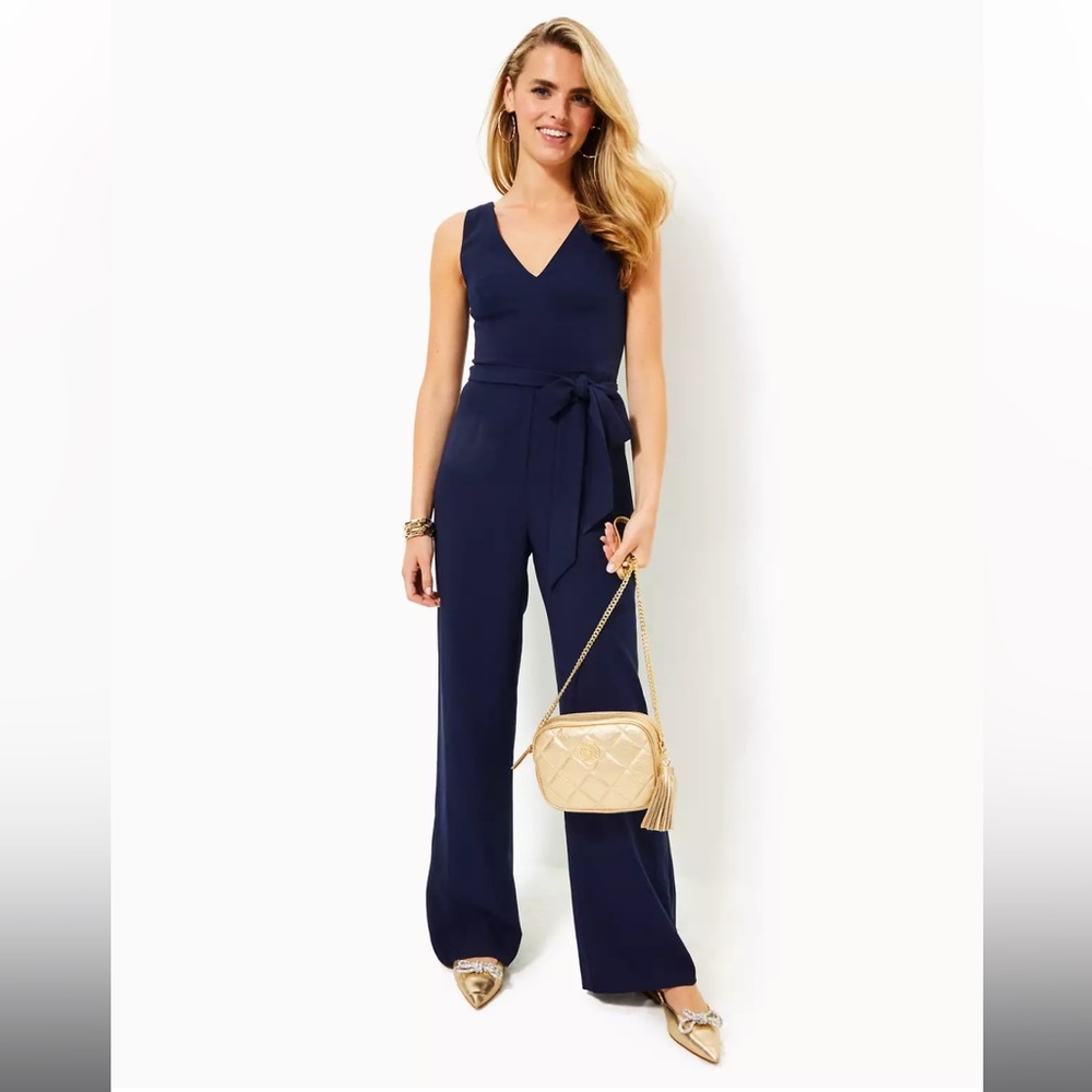 NWT Lilly Pulitzer Deep Blue Jumpsuit